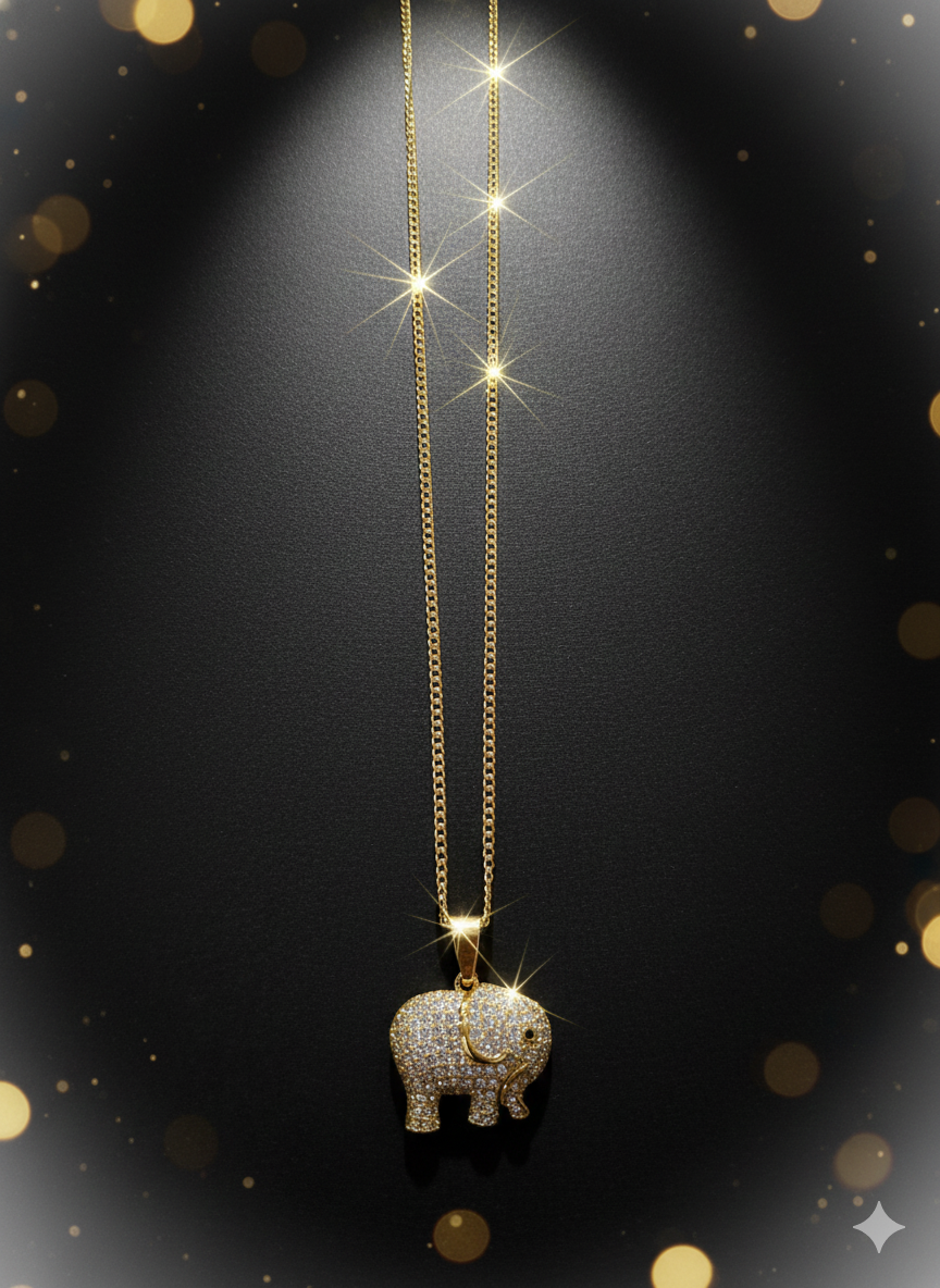 Collar Petite Cuban con Dije Personalizable | 4 Estilos Únicos - Oro 18k