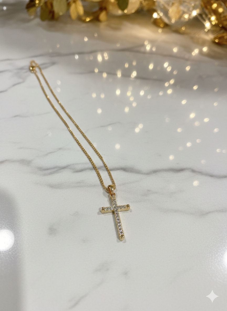 Collar Petite Cuban con Dije Personalizable | 4 Estilos Únicos - Oro 18k
