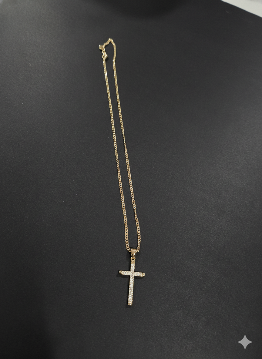 Collar Petite Cuban con Dije Personalizable | 4 Estilos Únicos - Oro 18k